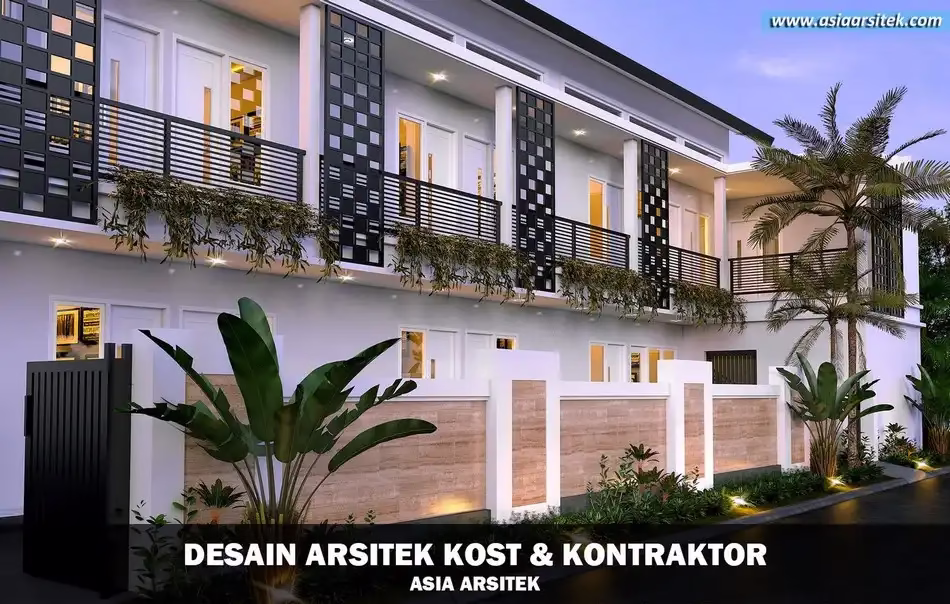 Desain Rumah Kost Modern