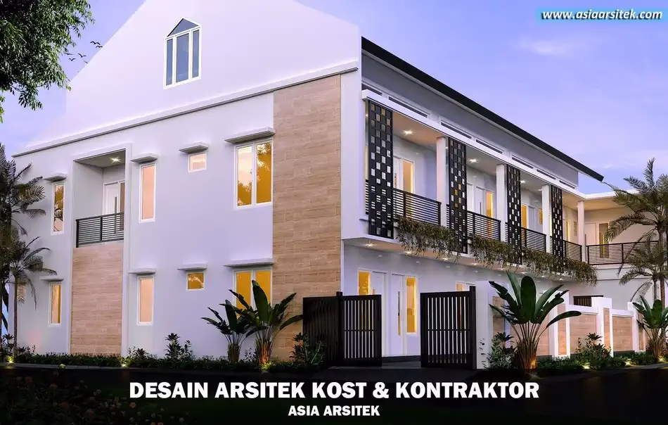 Desain Rumah Kost Modern