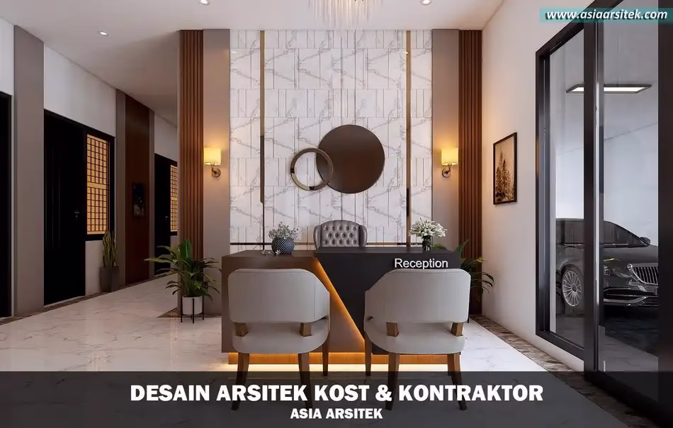 Desain Rumah Kost Ultra Modern 3 Lantai Jakarta