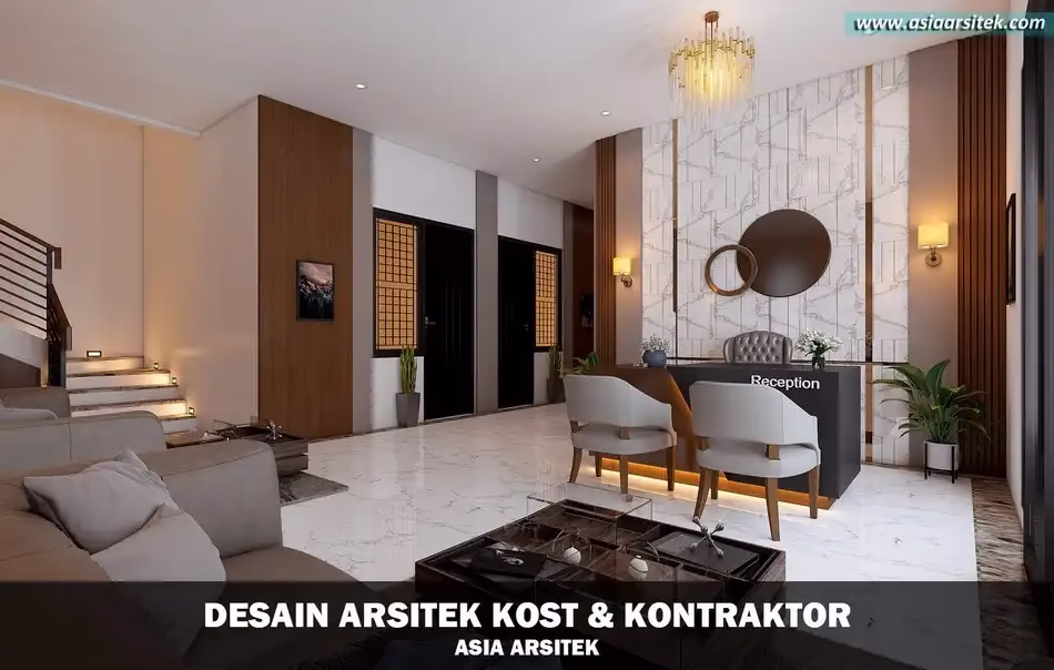 Desain Rumah Kost Ultra Modern 3 Lantai Jakarta