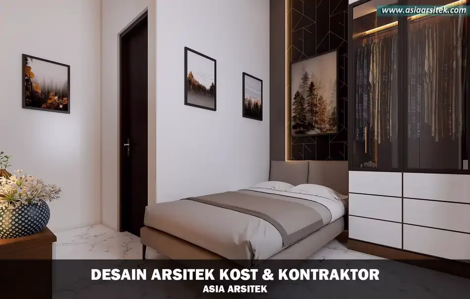Desain Rumah Kost Ultra Modern 3 Lantai Jakarta