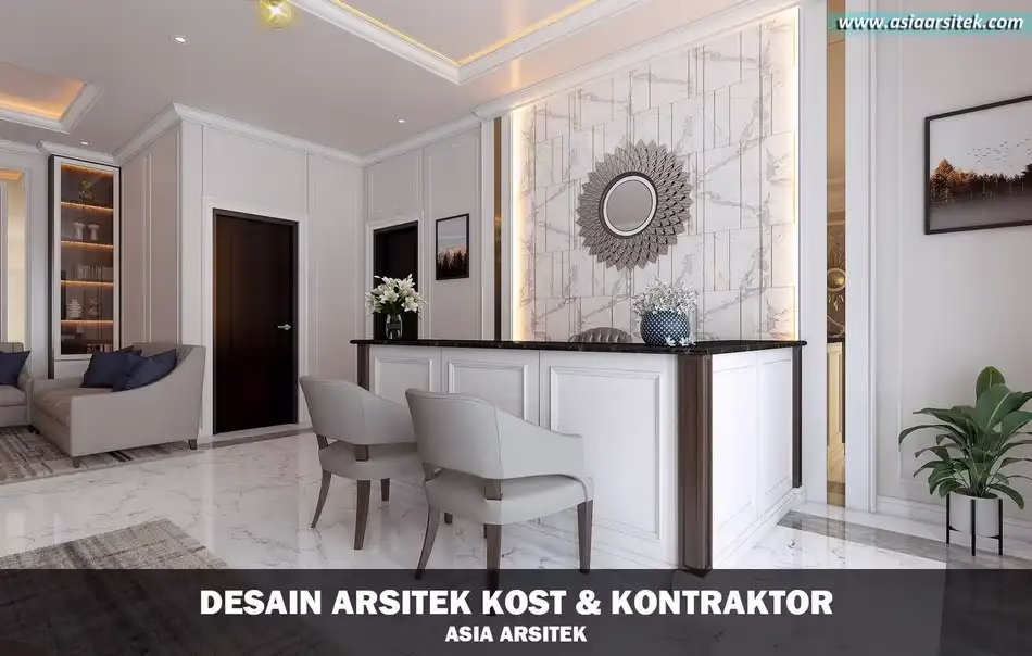 Desain Rumah Kost dan Masjid 3 Lantai Yogyakarta