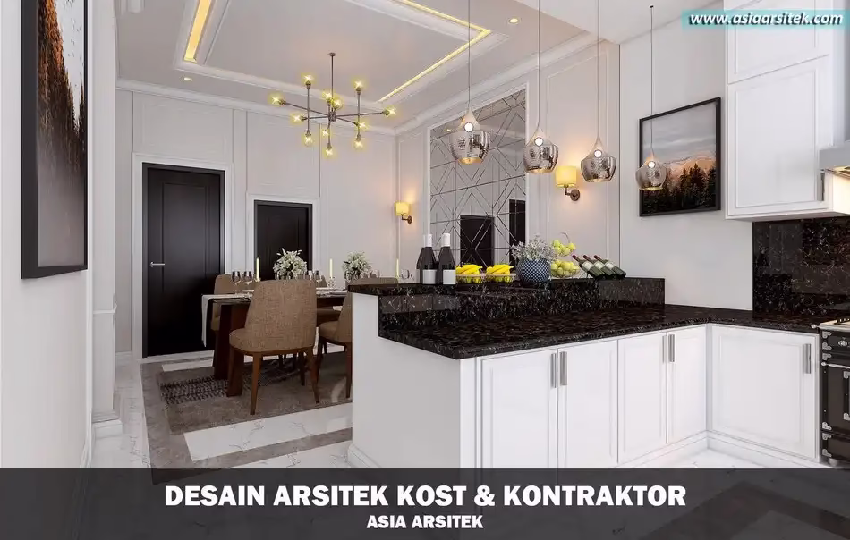 Desain Rumah Kost dan Masjid 3 Lantai Yogyakarta