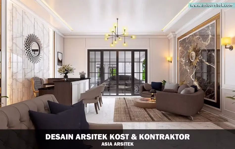 Desain Rumah Kost dan Masjid 3 Lantai Yogyakarta