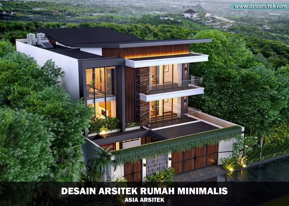Desain Rumah Mewah Modern 3 Lantai di Bekasi