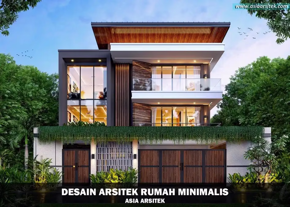 Desain Rumah Mewah Modern 3 Lantai di Bekasi