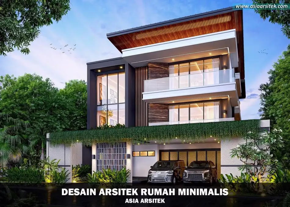 Desain Rumah Mewah Modern 3 Lantai di Bekasi