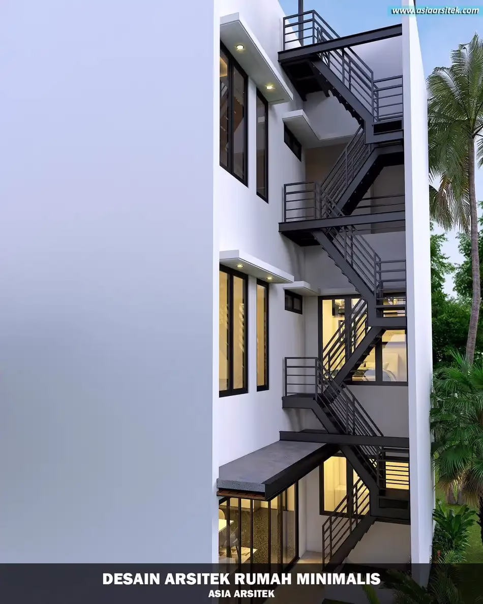 Desain Rumah Minimalis 3 Lantai Menteng Jakarta Selatan