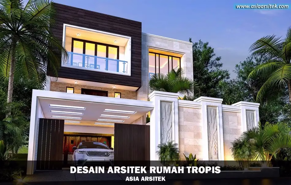 Desain Rumah Tropis 3 Kamar Tidur
