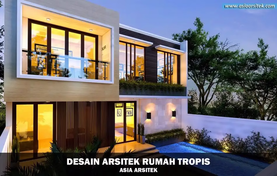 Desain Rumah Tropis 3 Kamar Tidur
