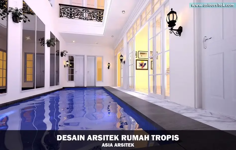 Desain Rumah Tropis Modern BSD Tangerang