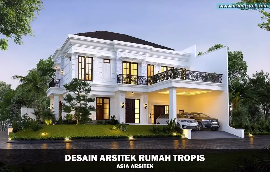 Desain Rumah Tropis Modern BSD Tangerang