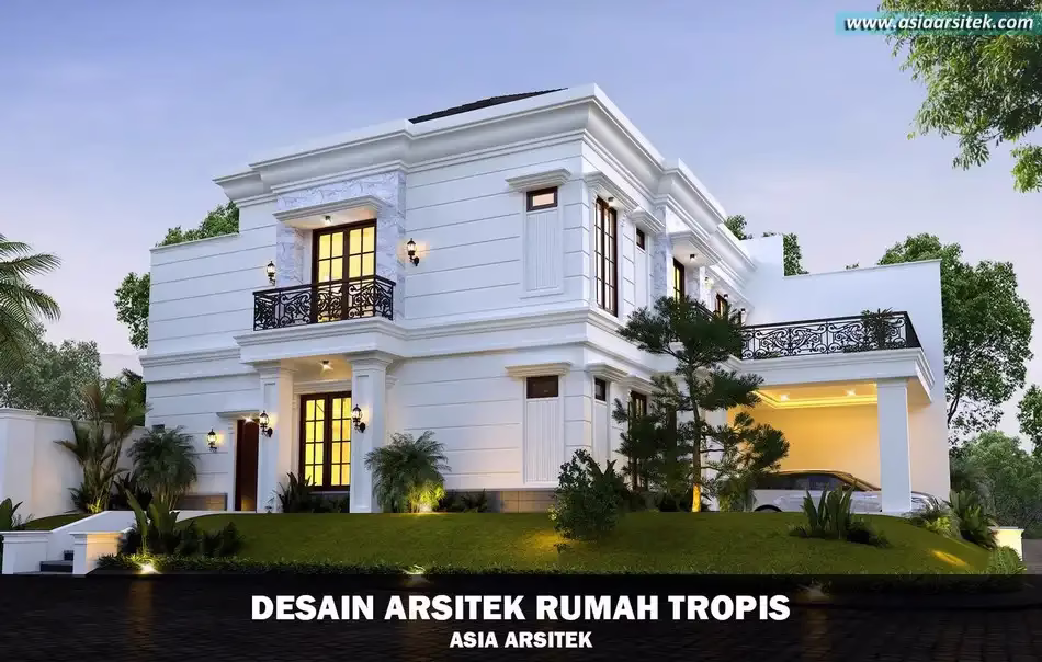 Desain Rumah Tropis Modern BSD Tangerang