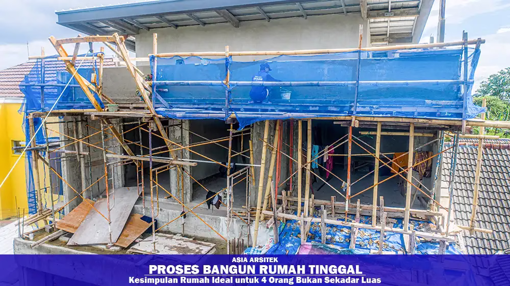 luas ideal rumah keluarga 4 orang