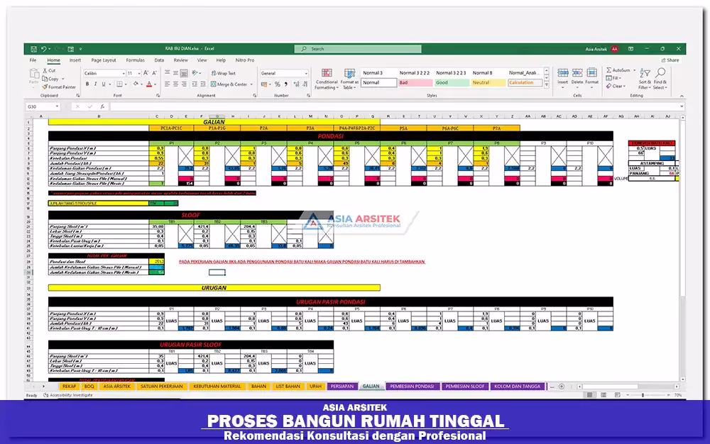 RAB Bangun Rumah Tangerang