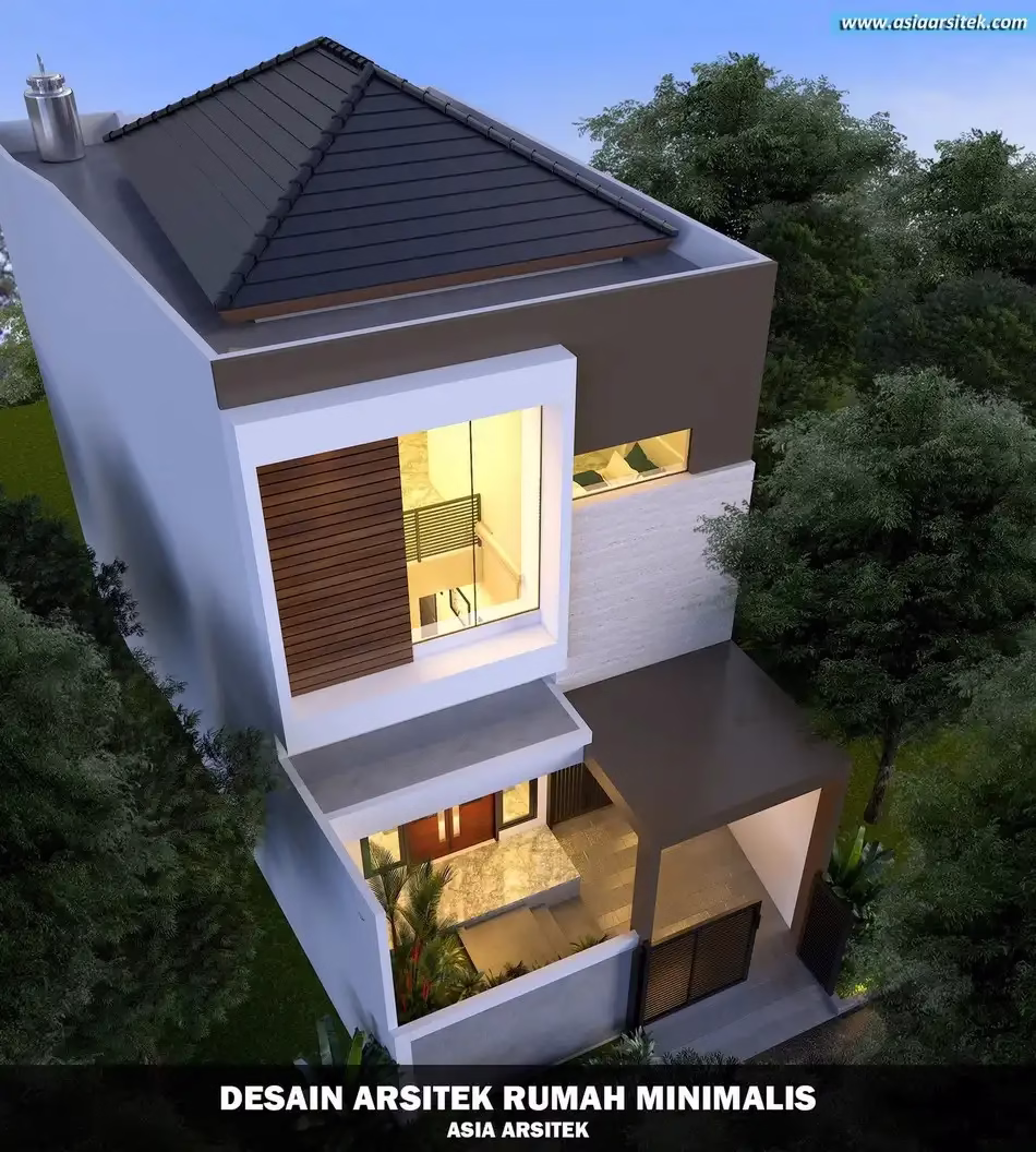 Rumah Minimalis 2 Lantai di Mampang Prapatan Jakarta