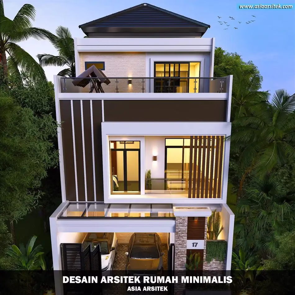 Rumah Minimalis 3 Lantai di Wiyung Surabaya