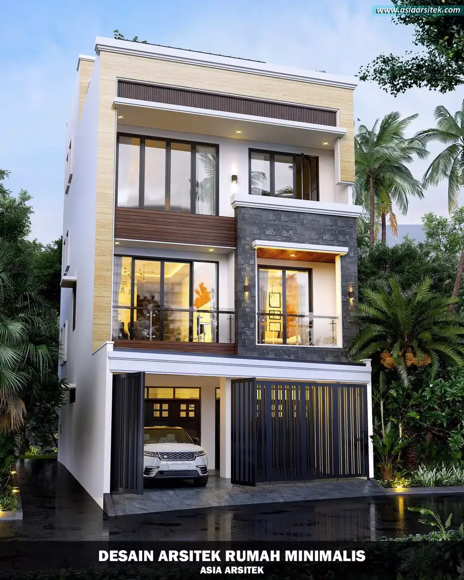 Rumah Minimalis 4 Lantai di Jakarta Barat