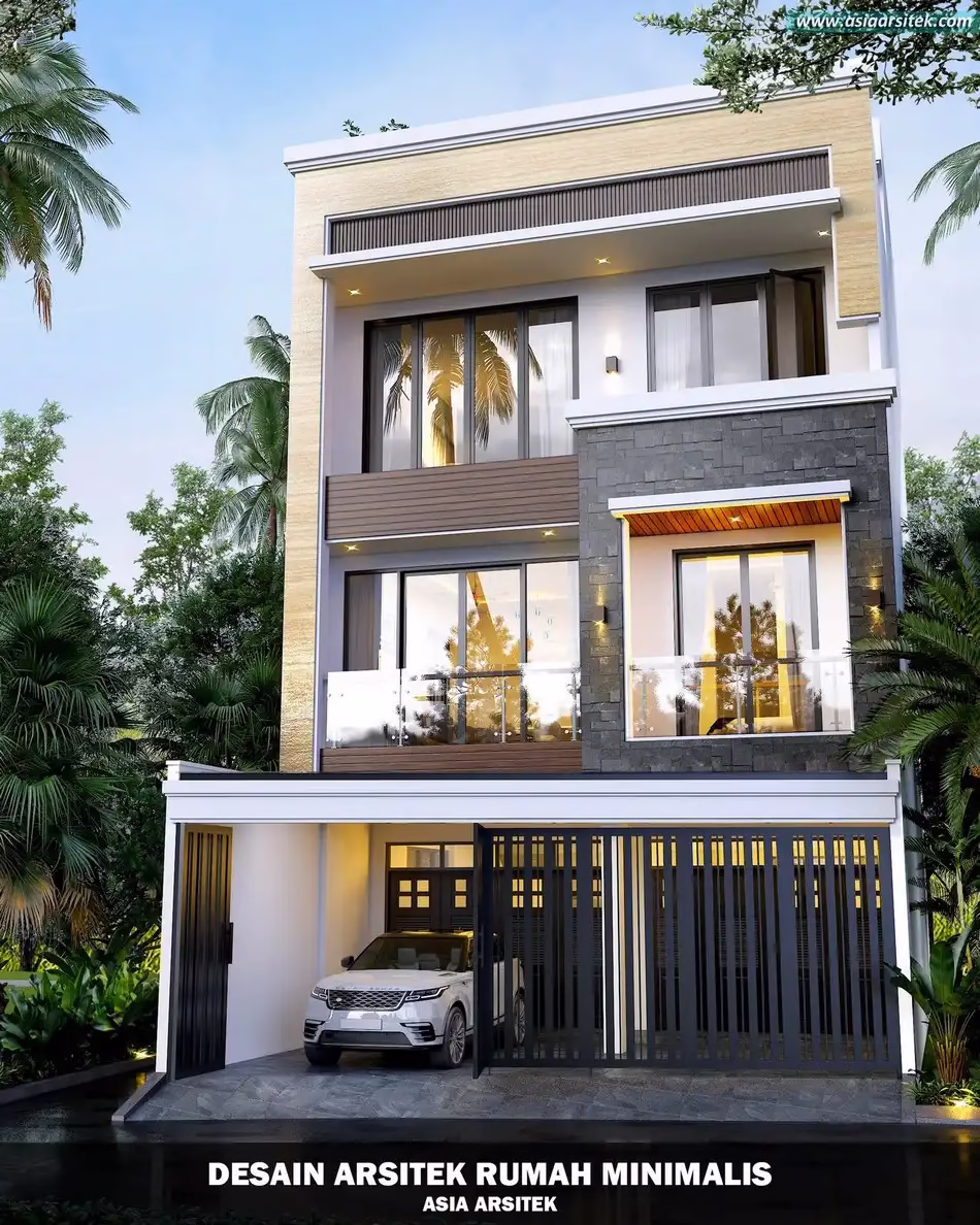 Rumah Minimalis 4 Lantai di Jakarta Barat