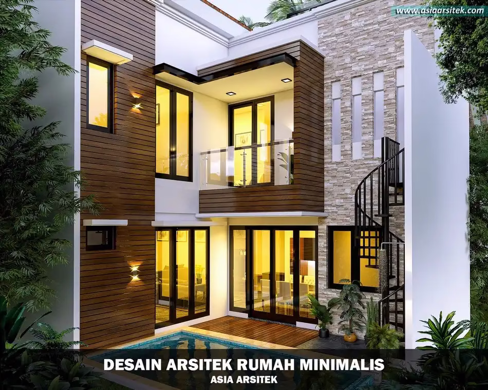 Rumah Minimalis Modern 2 Lantai di Cibubur