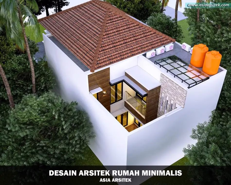 Rumah Minimalis Modern 2 Lantai di Cibubur
