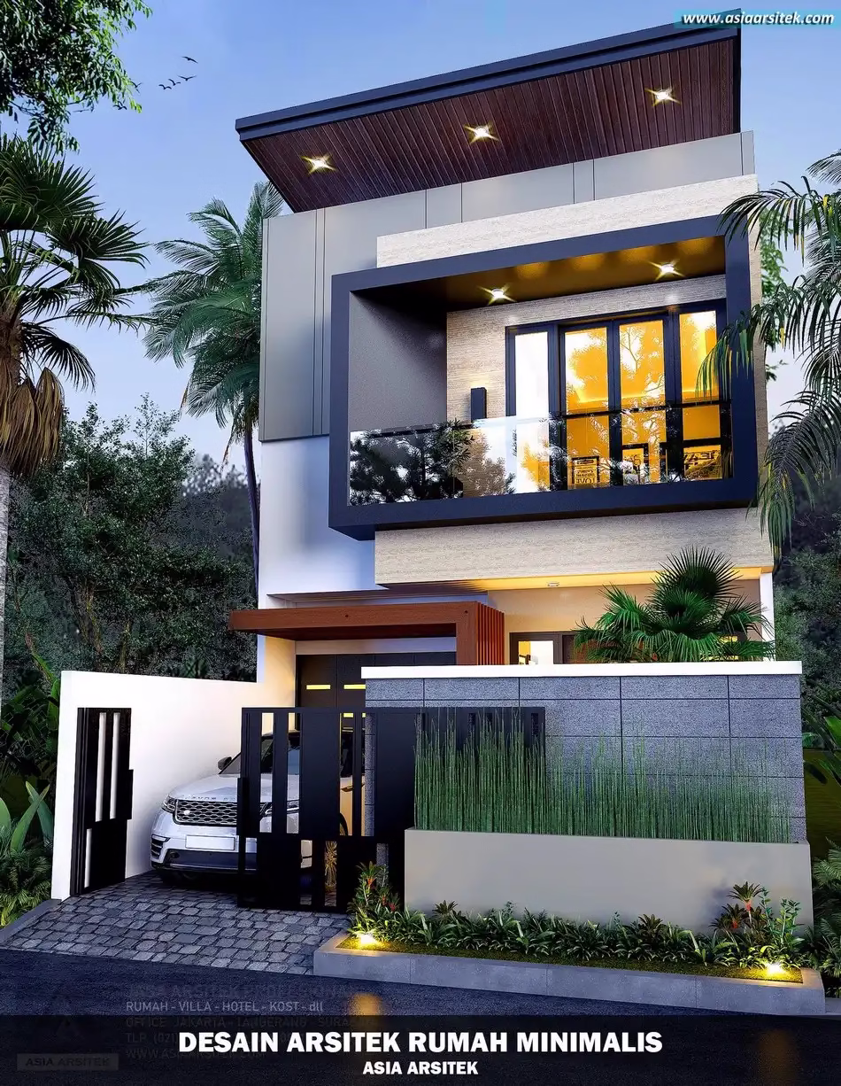 Rumah Minimalis Modern 2 Lantai di Kebon Jeruk