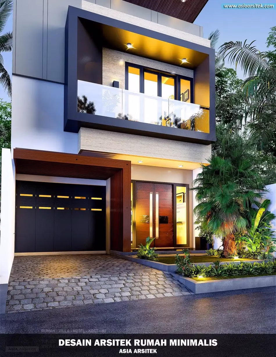 Rumah Minimalis Modern 2 Lantai di Kebon Jeruk
