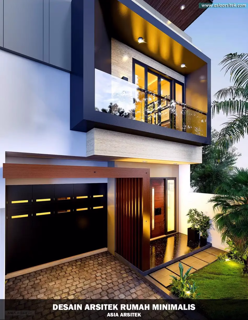 Rumah Minimalis Modern 2 Lantai di Kebon Jeruk