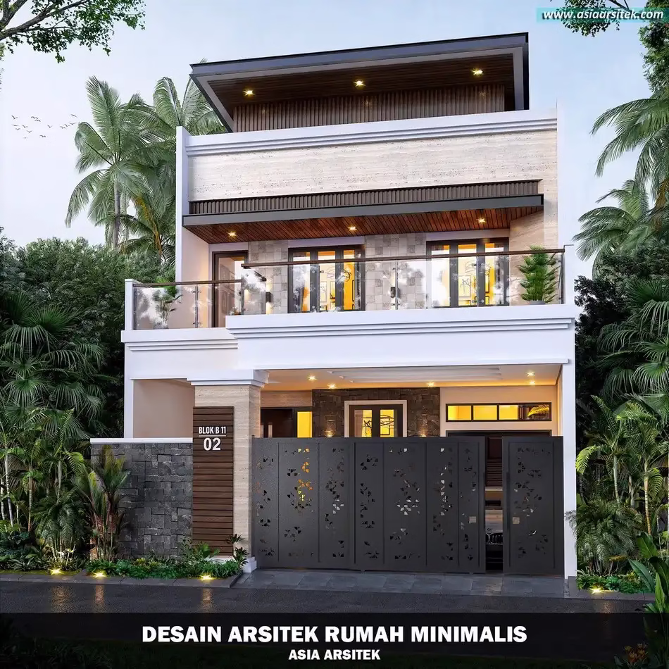 Rumah Minimalis Modern 2 Lantai di Kota Surabaya