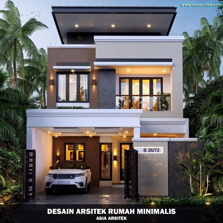 Rumah Minimalis Modern 2 Lantai di Pinang Kota Tangerang