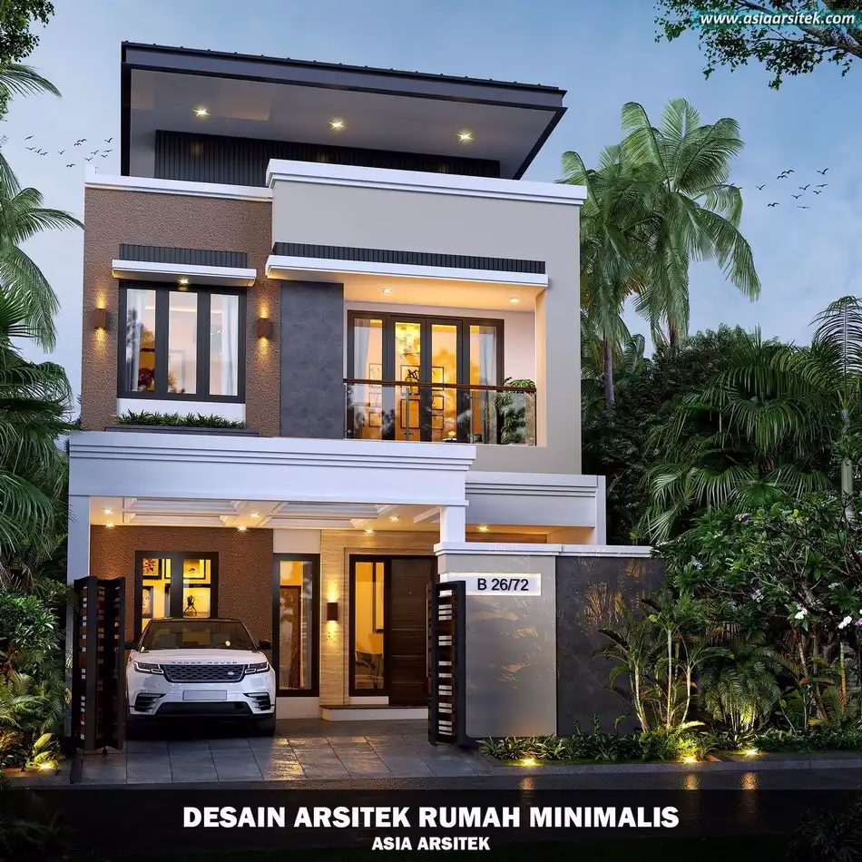 Rumah Minimalis Modern 2 Lantai di Pinang Kota Tangerang
