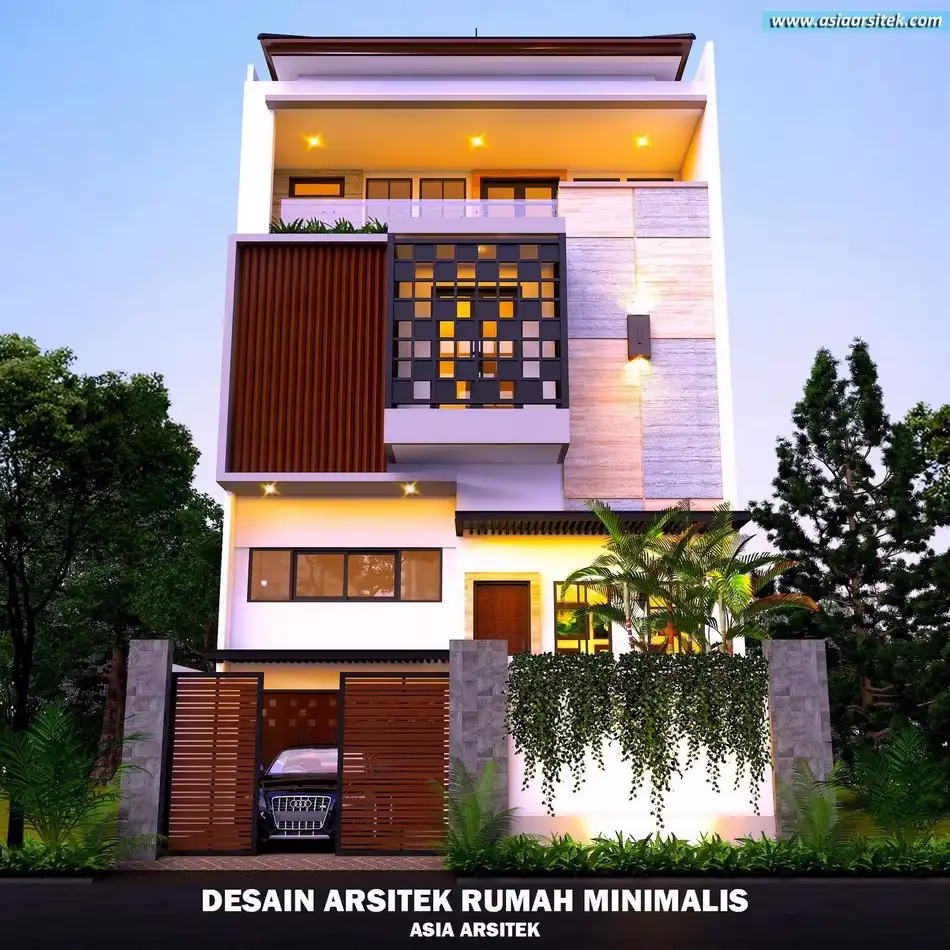 Rumah Minimalis Modern 3 Lantai Jakarta Timur
