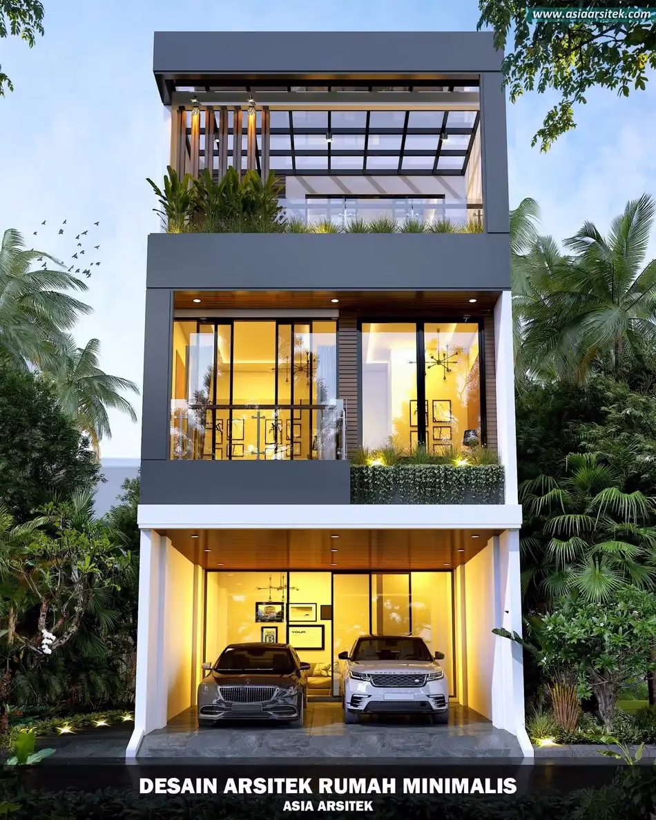 Rumah Minimalis Modern 3 Lantai di Bekasi Timur