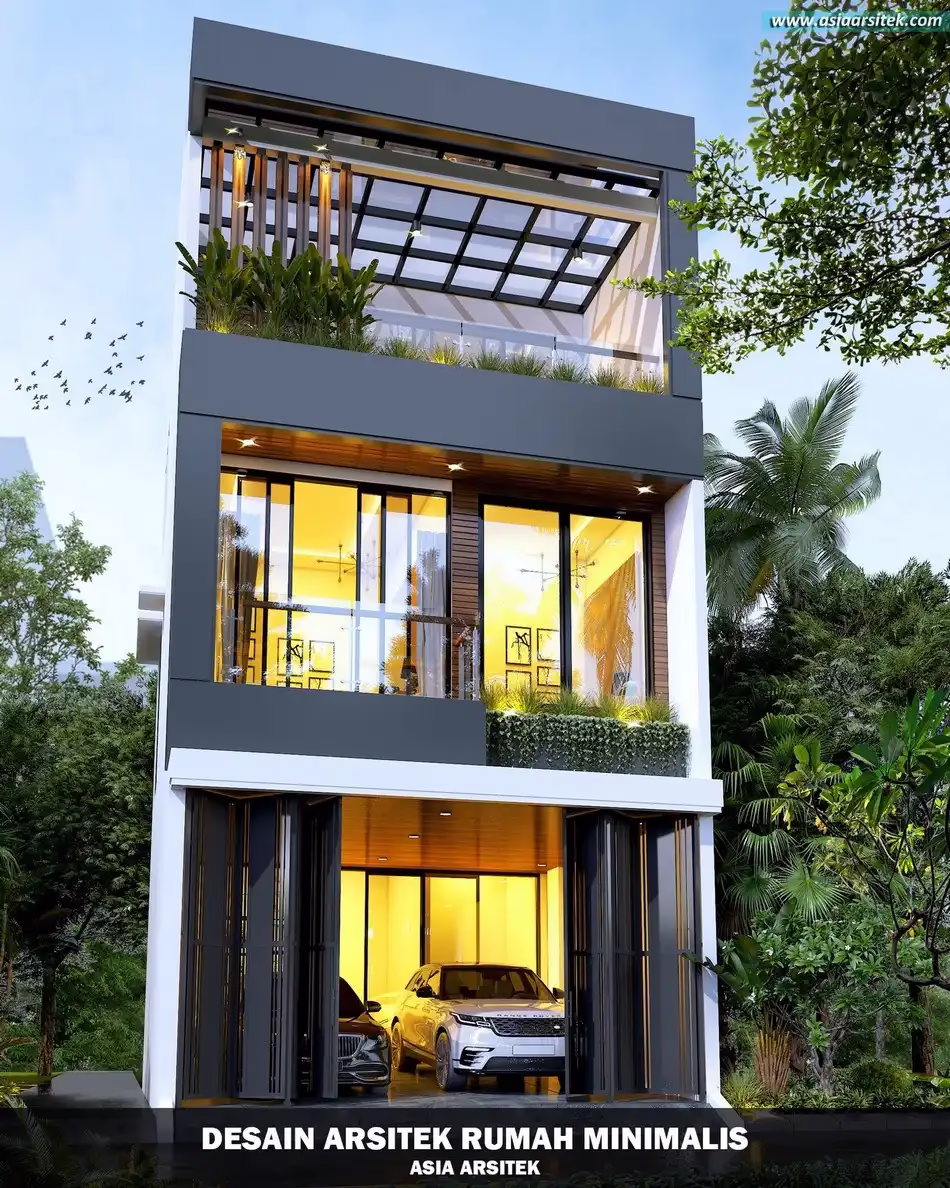 Rumah Minimalis Modern 3 Lantai di Bekasi Timur