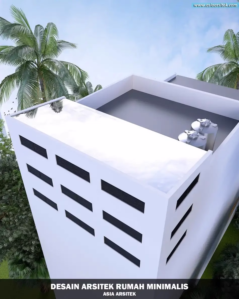 Rumah Minimalis Modern 3 Lantai di Cengkareng