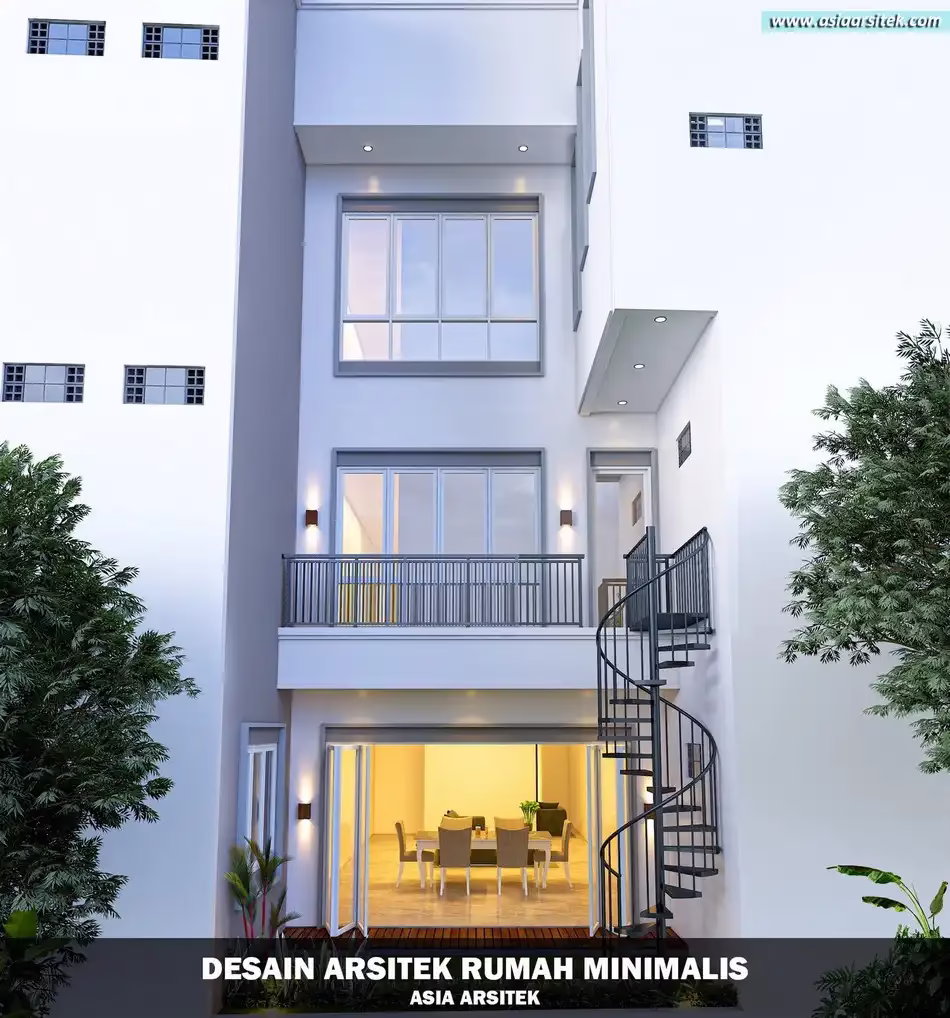Rumah Minimalis Modern 3 Lantai di Pancoran Jakarta Selatan
