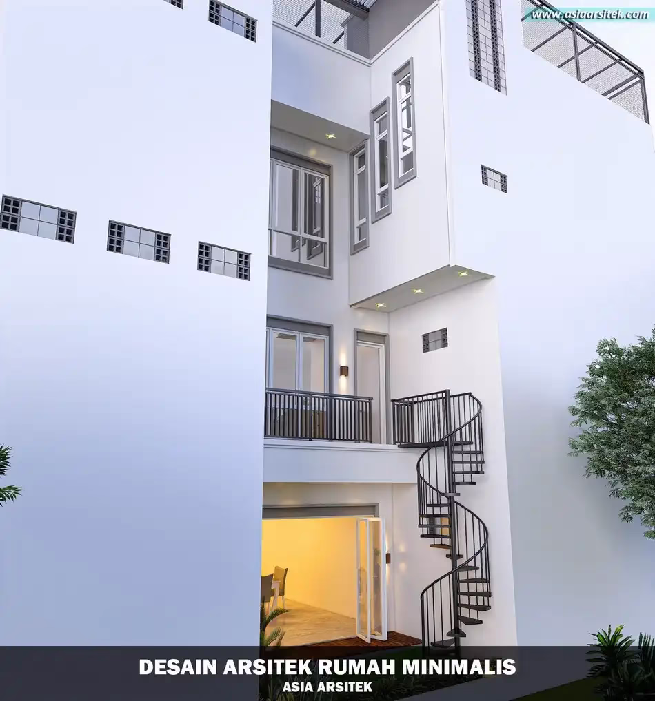 Rumah Minimalis Modern 3 Lantai di Pancoran Jakarta Selatan