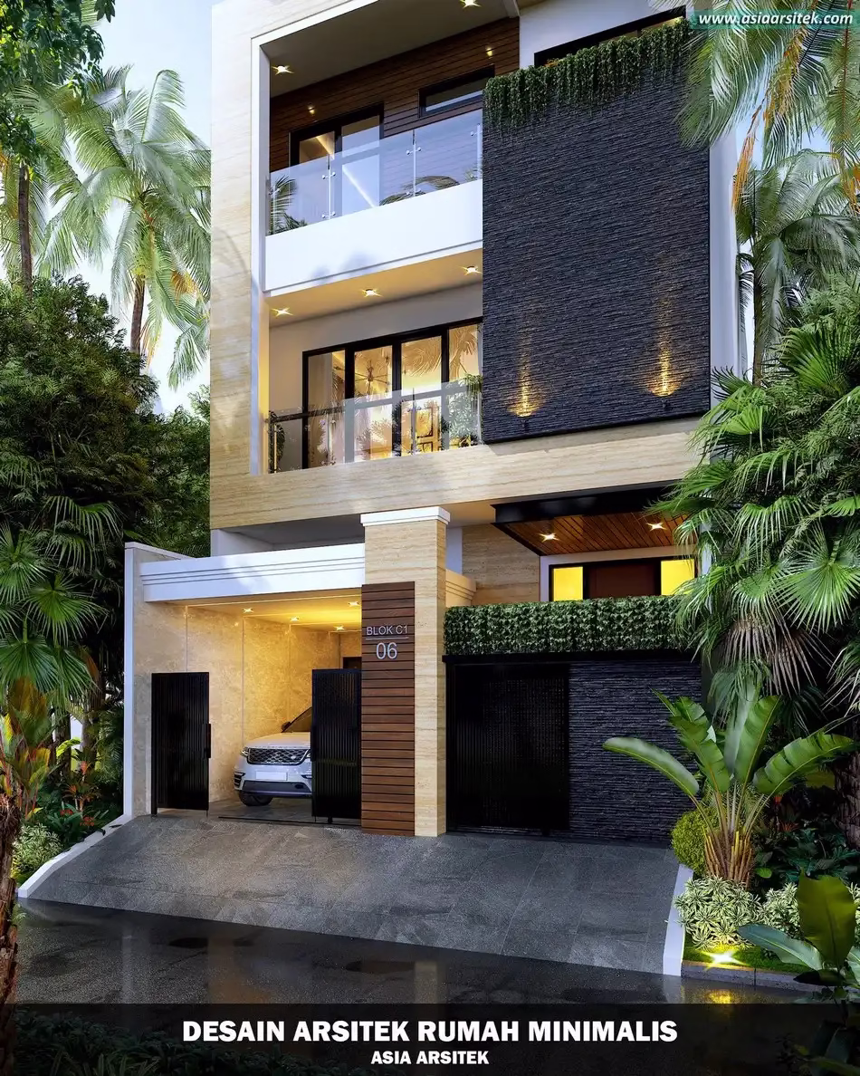 Rumah Minimalis Modern 3 Lantai di Pulo Gadung