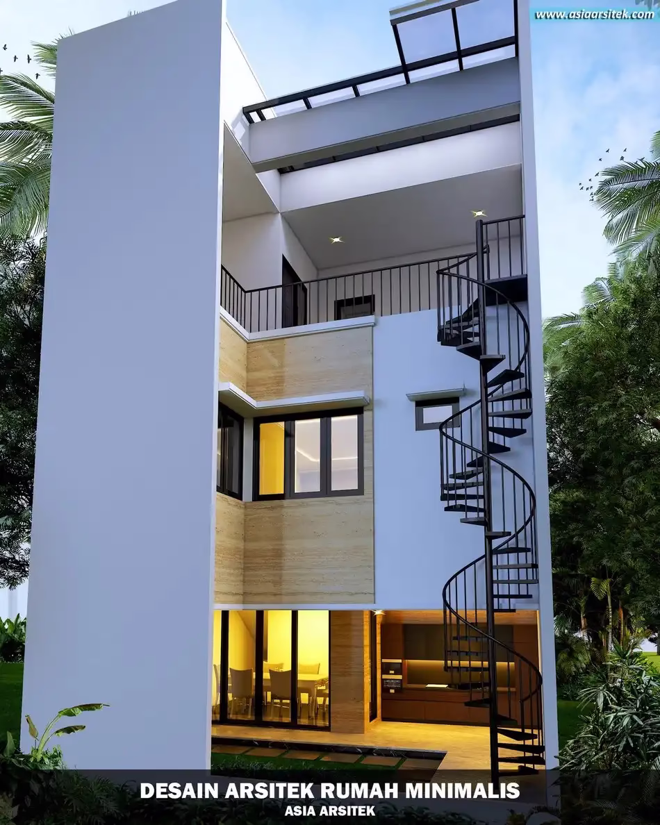 Rumah Minimalis Modern 3 Lantai di Pulo Gadung