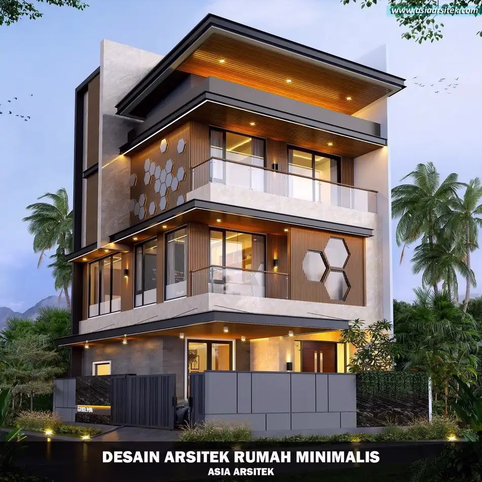 Rumah Minimalis Modern 4 Lantai di Karang Tengah Tangerang