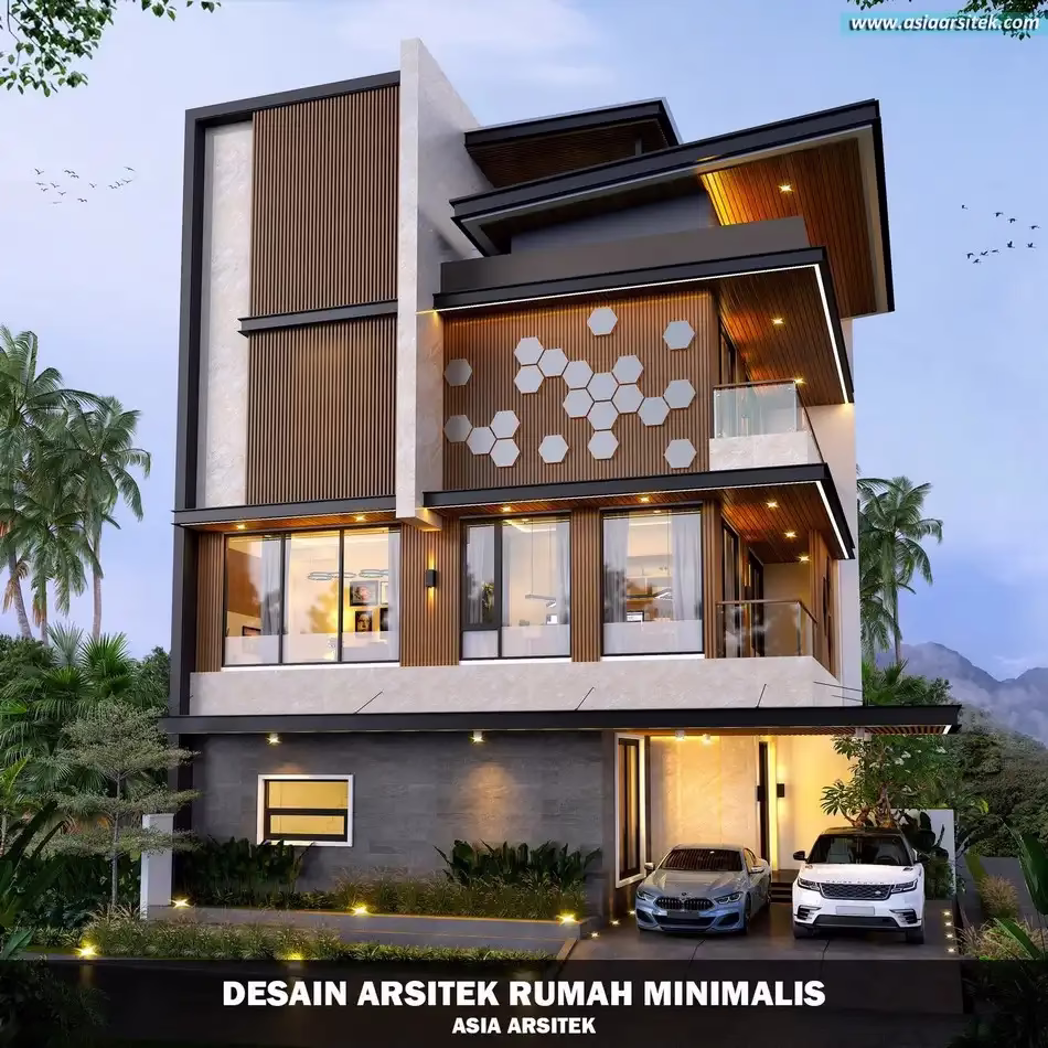 Rumah Minimalis Modern 4 Lantai di Karang Tengah Tangerang