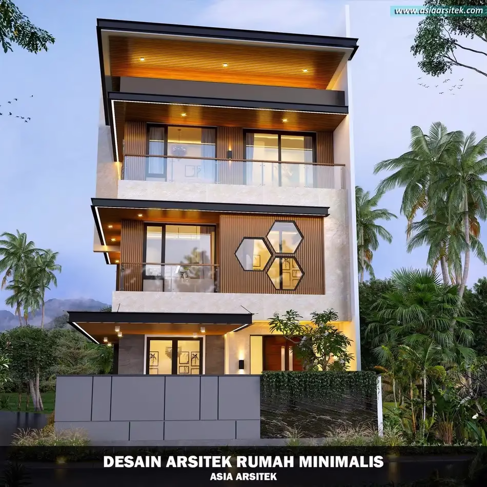 Rumah Minimalis Modern 4 Lantai di Karang Tengah Tangerang