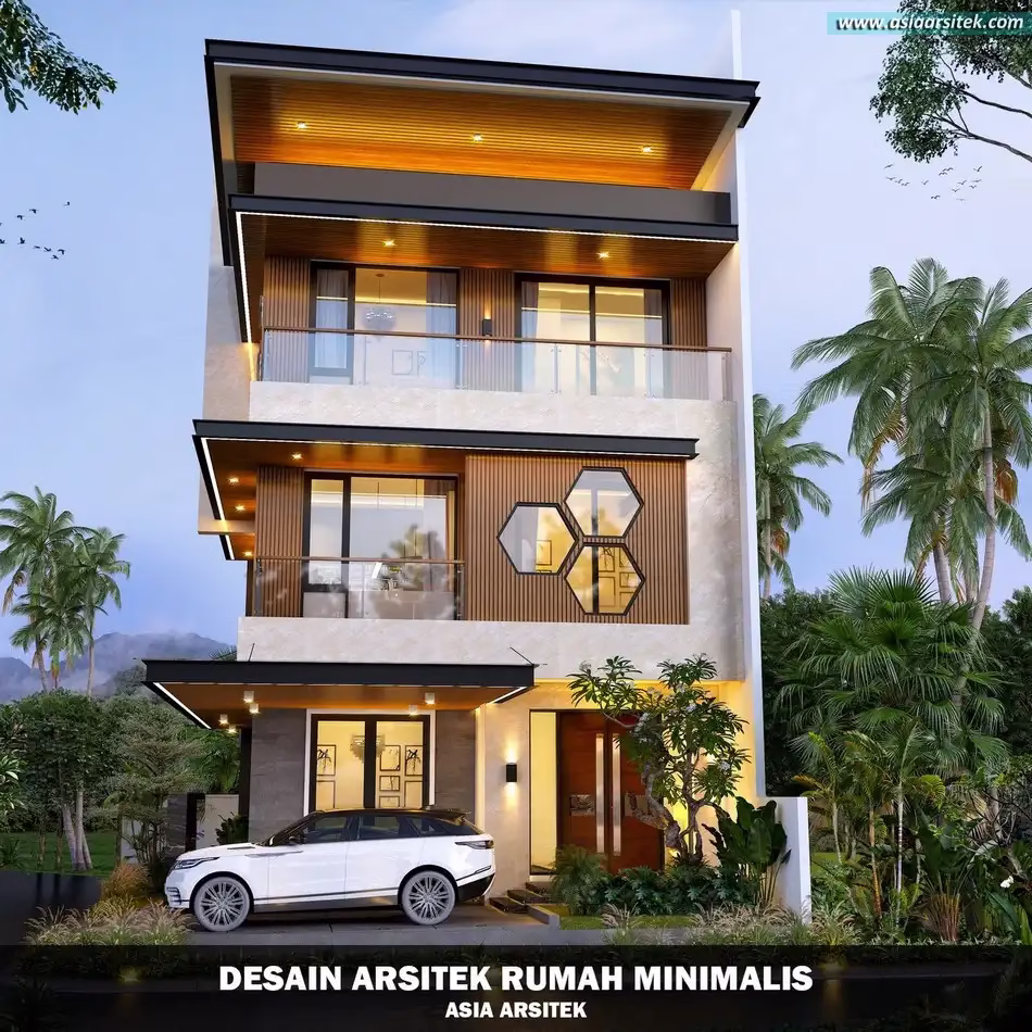 Rumah Minimalis Modern 4 Lantai di Karang Tengah Tangerang