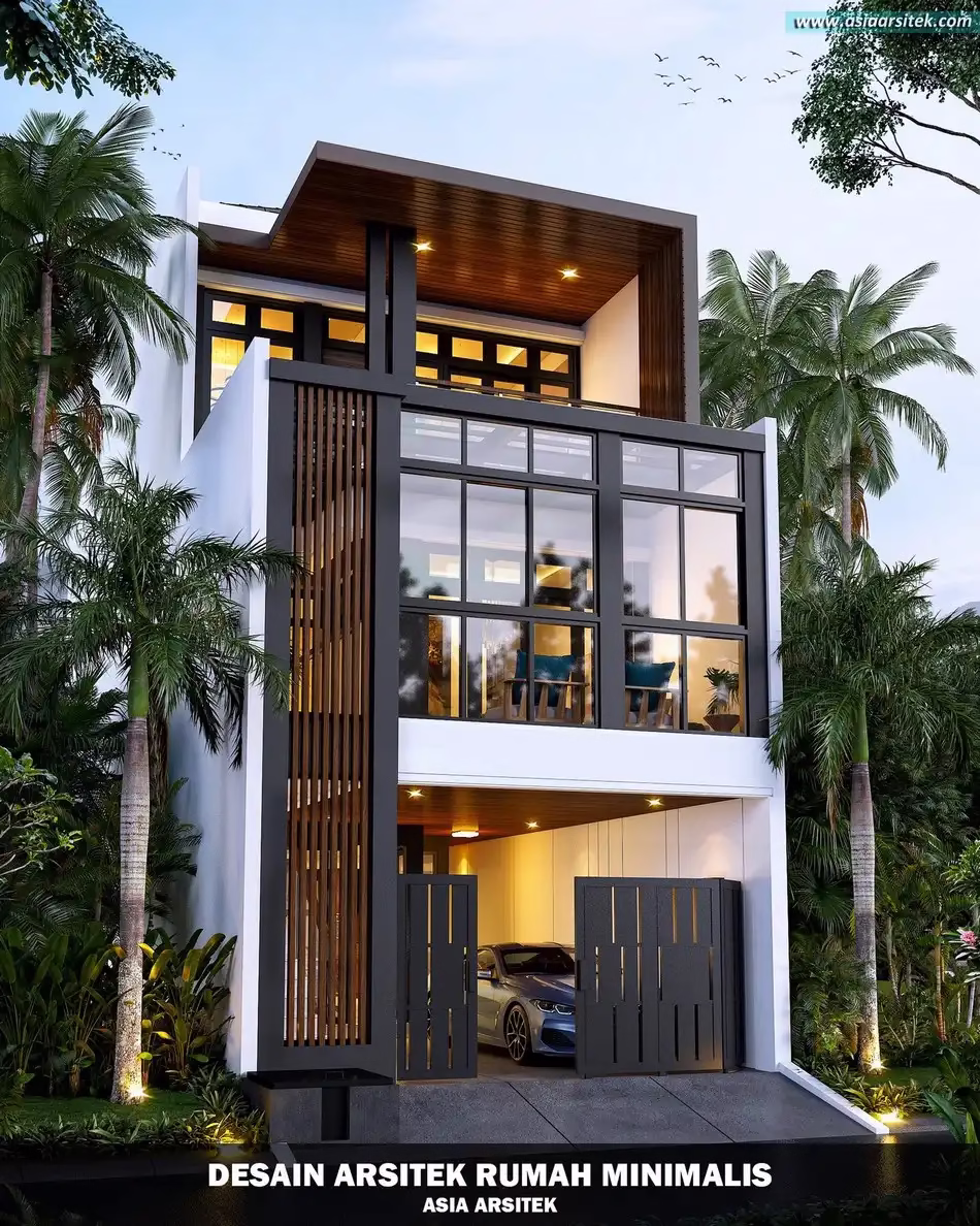 Rumah Modern 3 Lantai Serpong