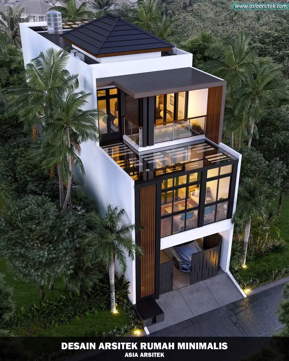 Rumah Modern 3 Lantai Serpong