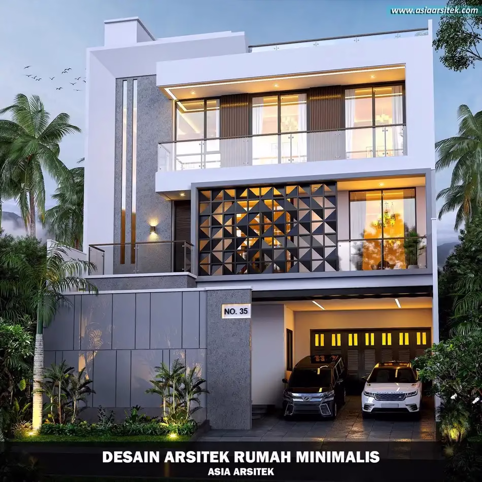 Rumah Modern 4 Lantai Sunter