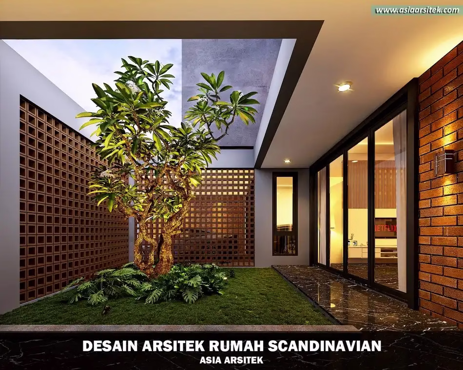 Rumah Scandinavian 3 Lantai