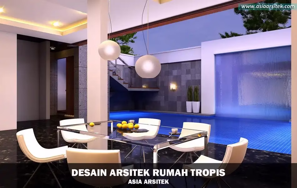 Rumah Tropis 3 Lantai 275 m²