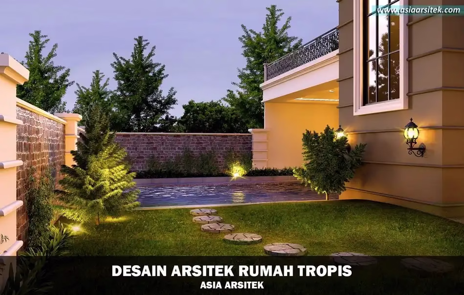 Rumah Tropis Modern 18x20