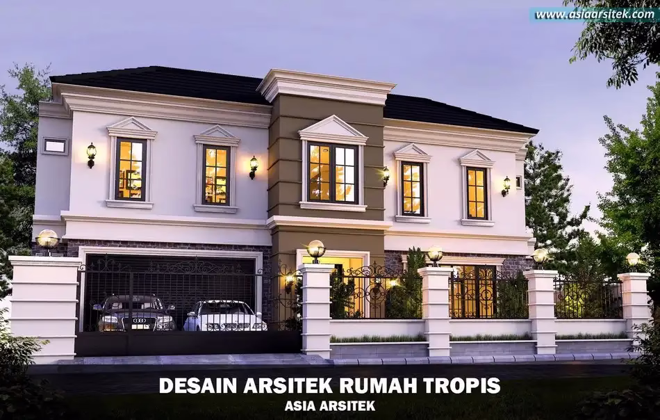 Rumah Tropis Modern 18x20